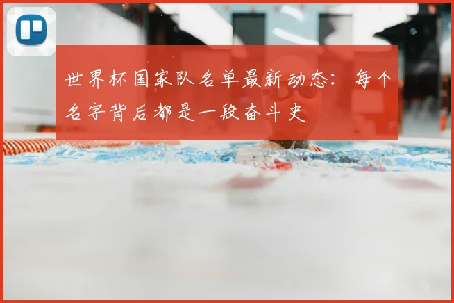 世界杯国家队名单最新动态:每个名字背后都是一段奋斗史